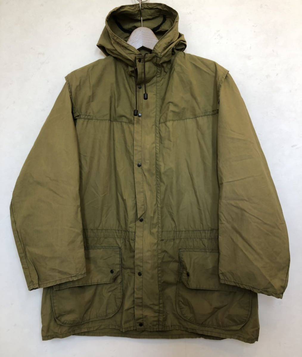 イングランド製 Barbour バブアー モーターサイクルフード付薄手 