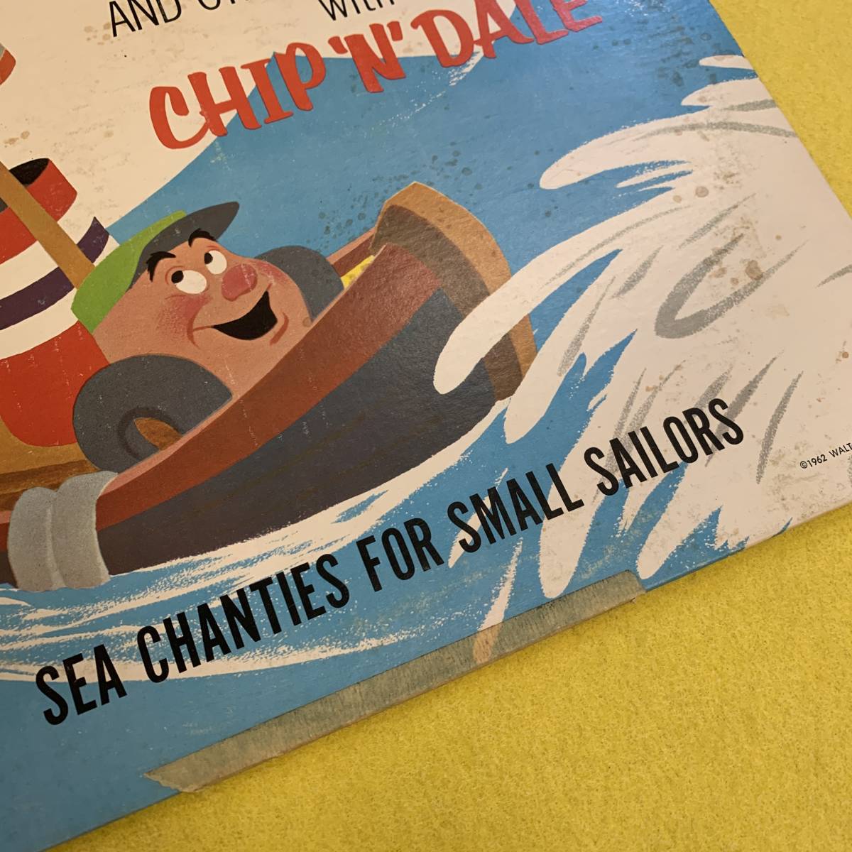 【Walt Disney★ディズニー】1962 Little Toot/Chip 'N' Dale チップとデール★LP レコード・Record・Vinyl★子供・チャイルド★WDP