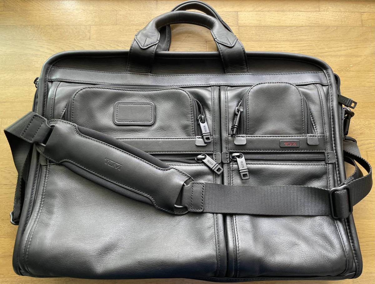 TUMI ビジネスバッグ レザー 96114DH - ALPHA トゥミ 0 ブラックの