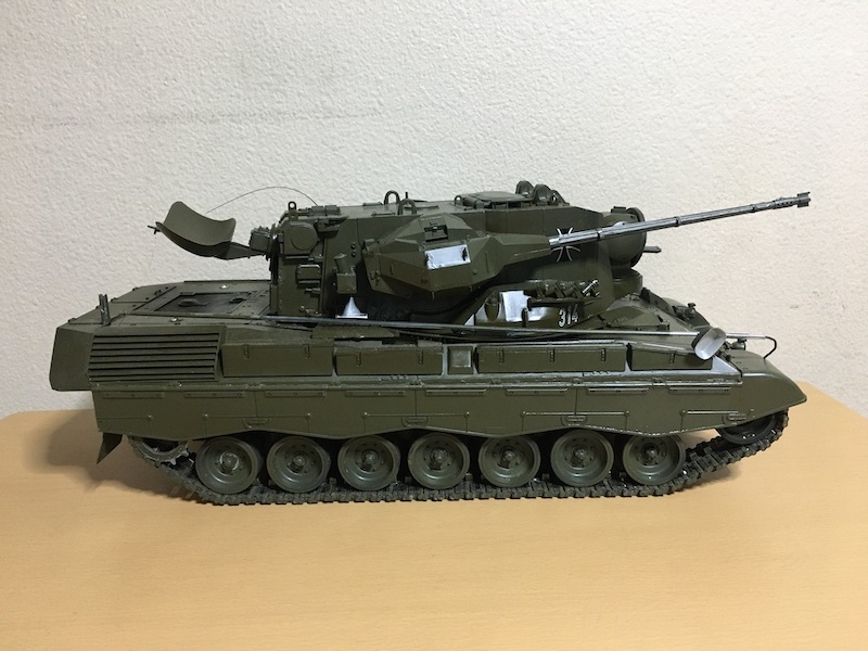 ジャンク タミヤ ラジコン戦車 1/16 西ドイツ ゲパルト対空戦車