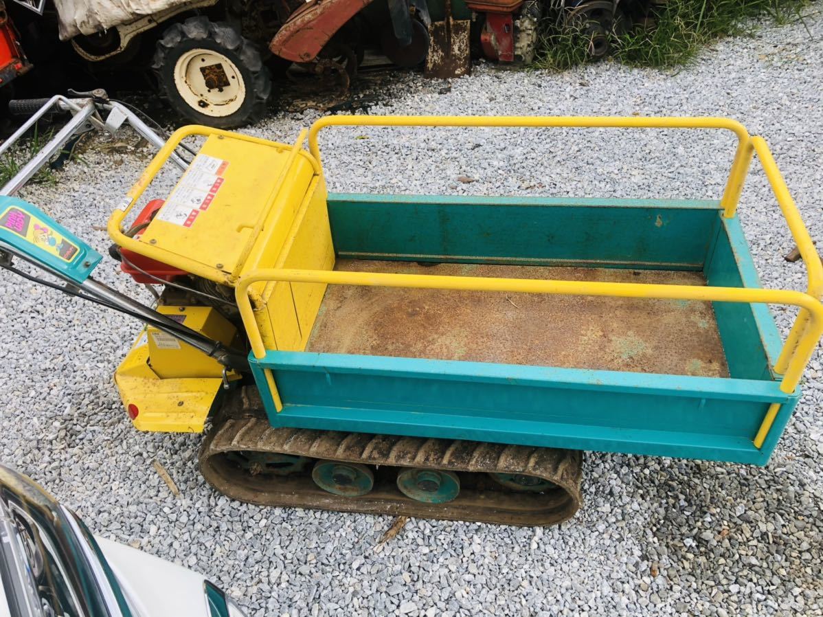 動作OK 筑水 キャニコム クローラー 手動 ダンプ 運搬車 運搬機 