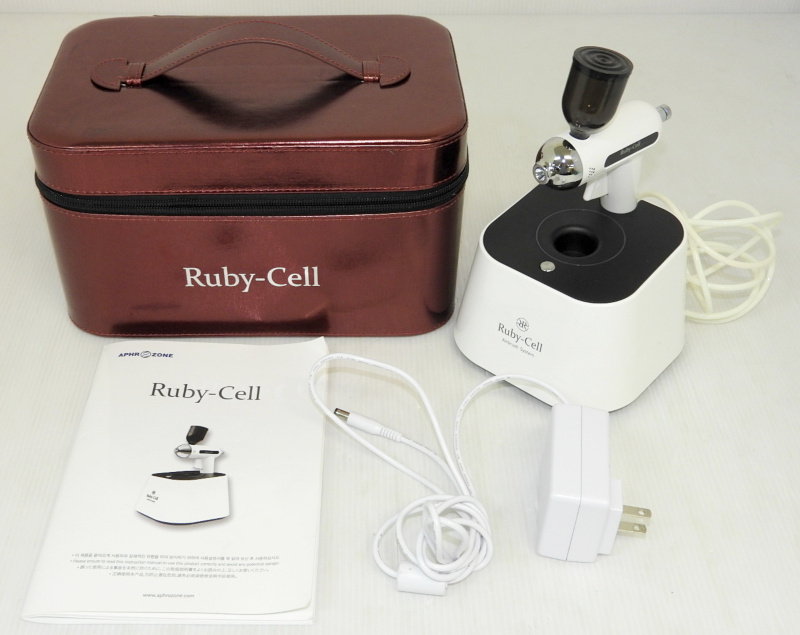 Ruby-Cell エアブラシ アフロゾーン 美顔器　DSA-2000 Ruby-Cell ルビーセル エアブラシ・システム 美顔器 DSA-2000 通電OK