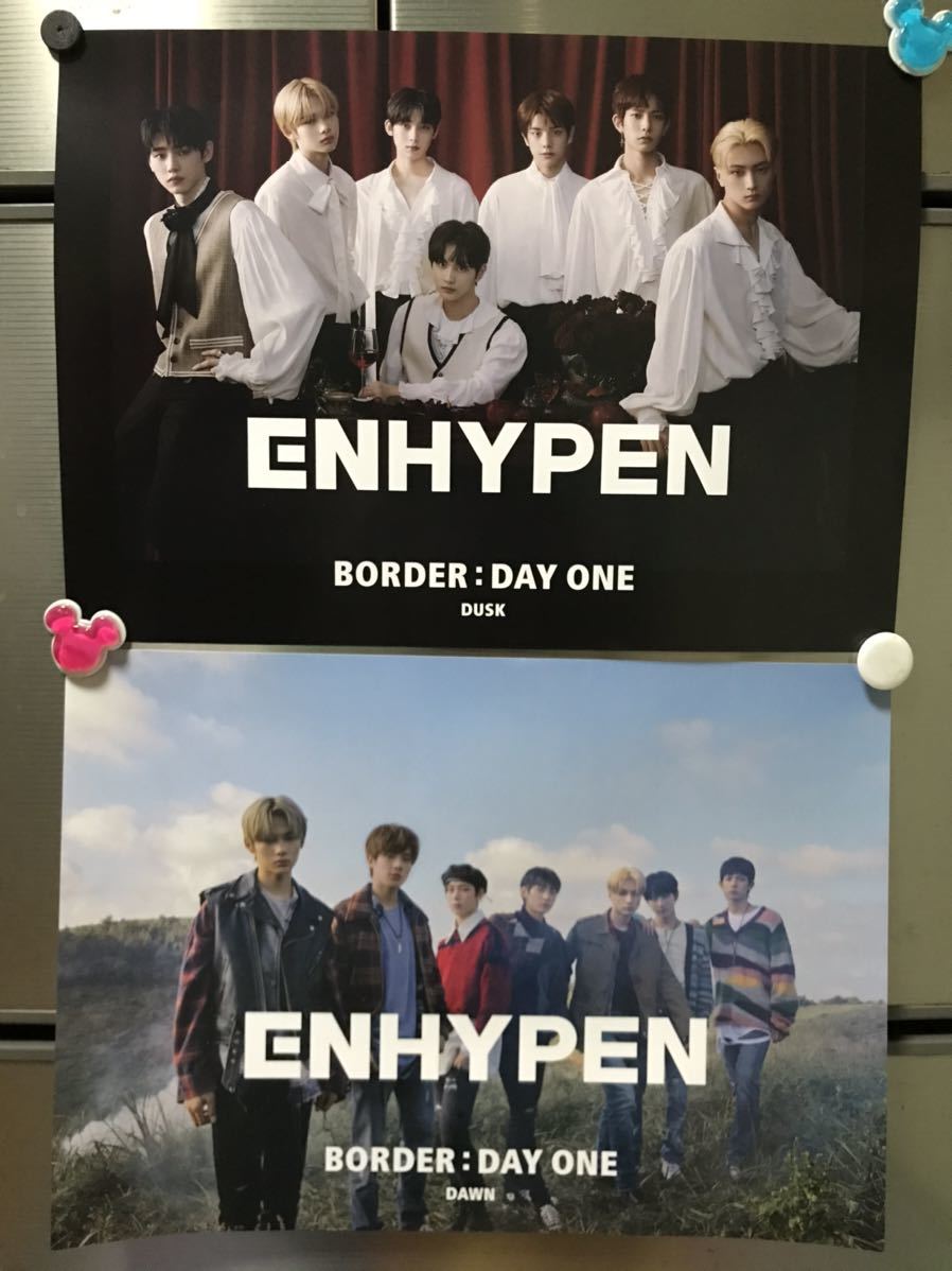 ◇ ENHYPEN 【 BORDER : DAY ONE 】 UMS予約特典 ミニポスター2枚