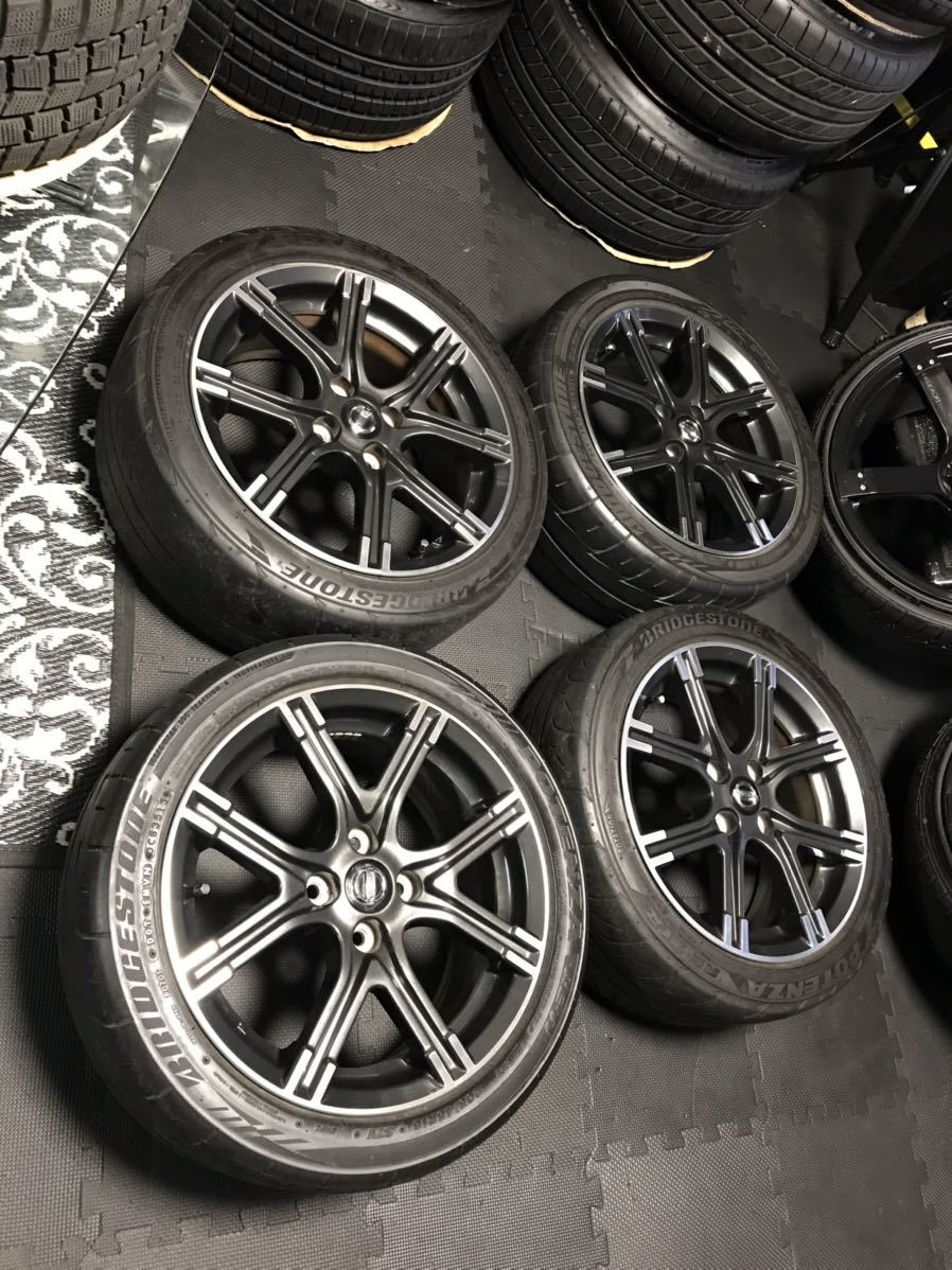 マーチ ニスモ 純正ホイール タイヤセット 16インチ 7.0J＋46 PCD100 4穴 205/45R16