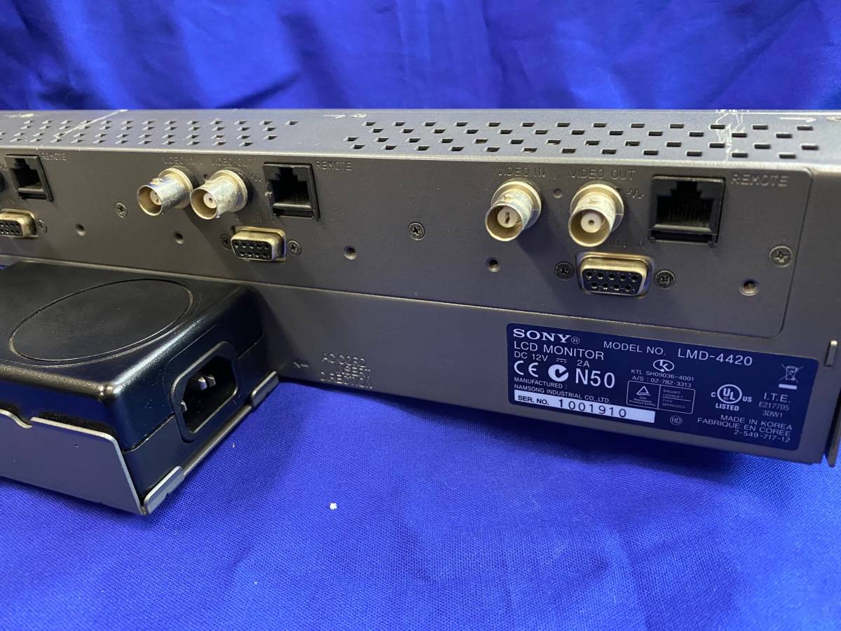 LMD-4420 - ☆SONY ⁄ SONY 映像機器・音響機器 Monitor中古放送用・業務用