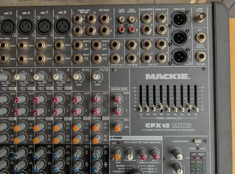 mackie マッキー CFX12MK2 ミキサー 12ch 12チャンネル PA機器