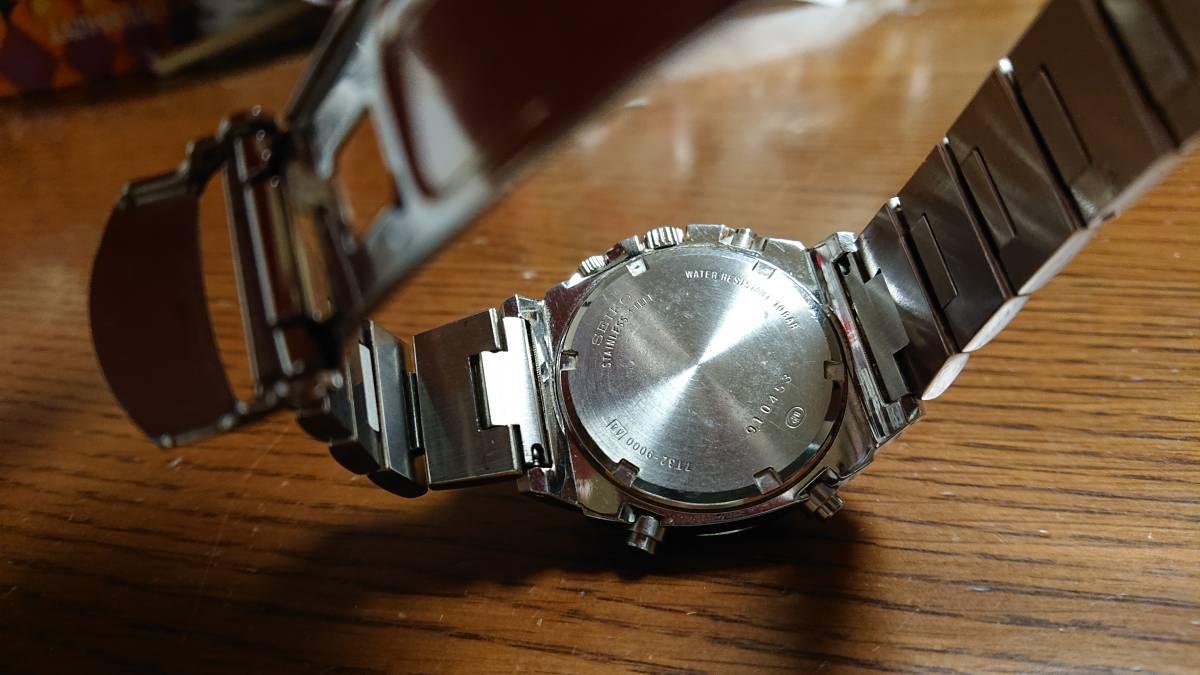 SEIKO セイコー SUS クロノグラフ 7T32-9000 現状品 7T32-9000 クロノ