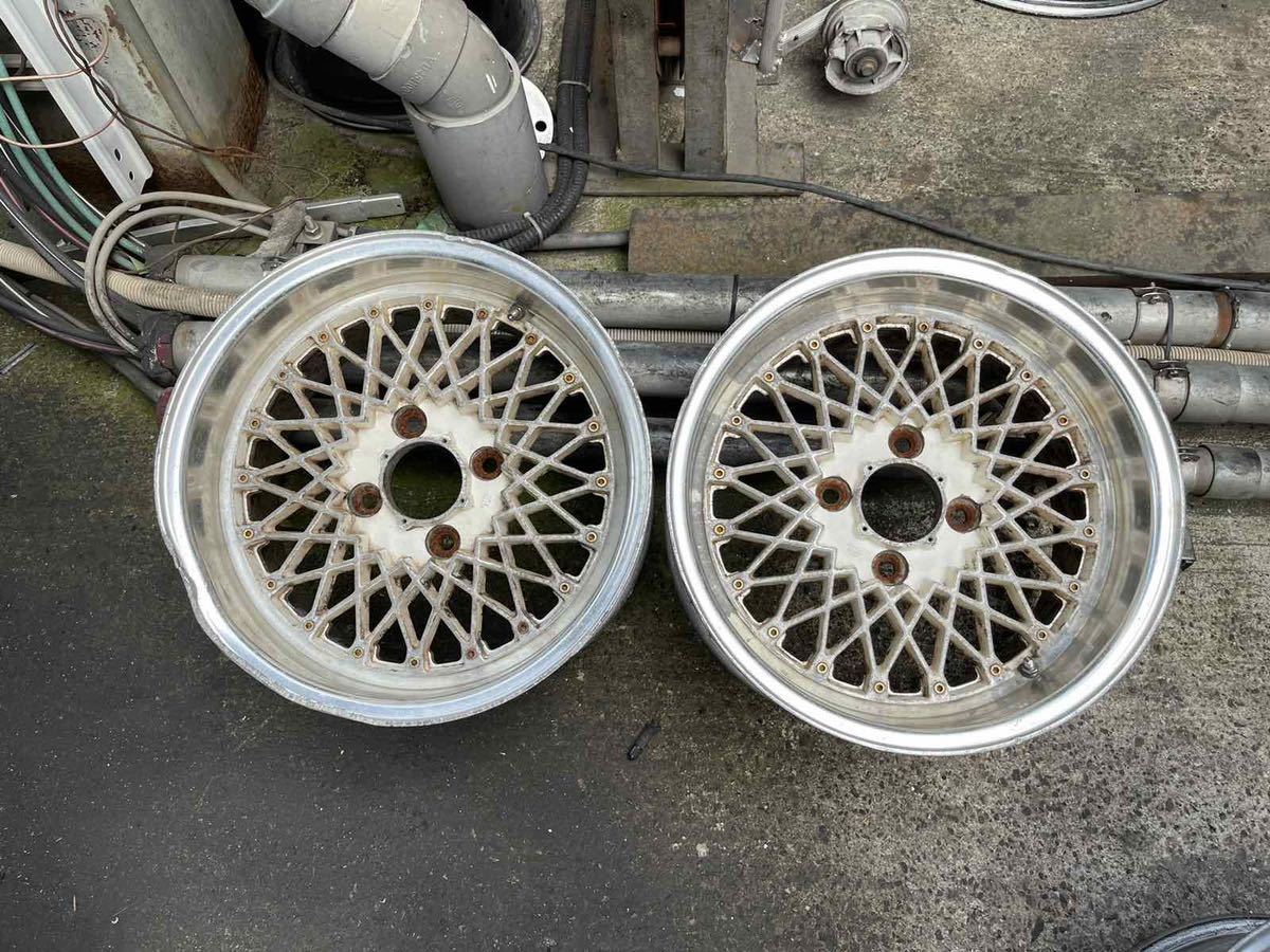 SSR 15インチ 8j PCD114.3 4穴 2本セット ジャンク(社外品)｜売買