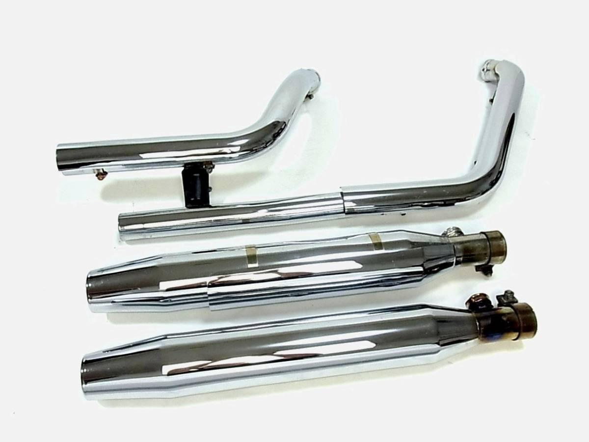 バイク ハーレーマフラーカッター フィッシュテイル shovel pan