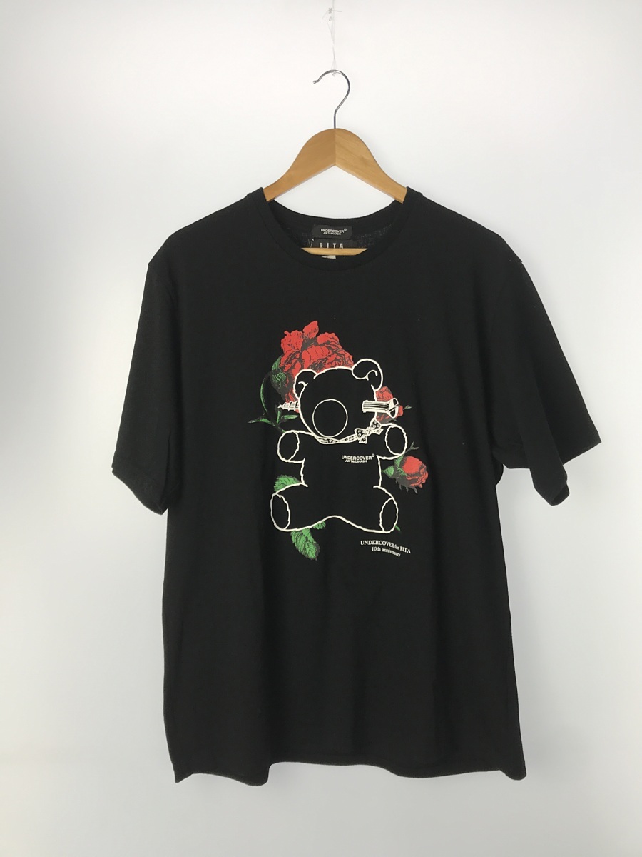UNDERCOVER◆19AW/×RITA/RT.19FWUR-01/Tシャツ/2/コットン/BLK