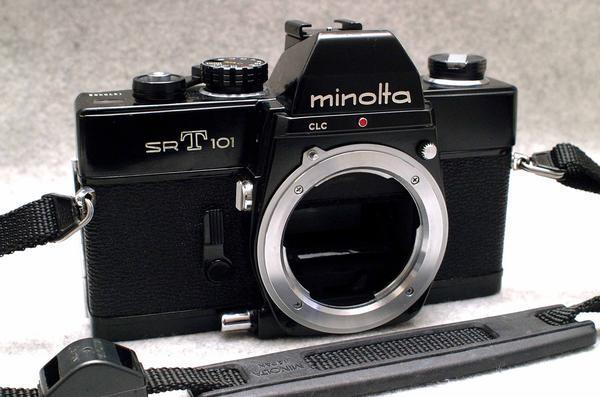 MINOLTA ミノルタ 昔の高級一眼レフカメラ （SRT-101ボディ + SR-1ボディ + 純正レンズ2本付） ミノルタ MINOLTA SRT101 0 ｜ミノルタのカメラ｜#わたしの 一眼レフカメラ