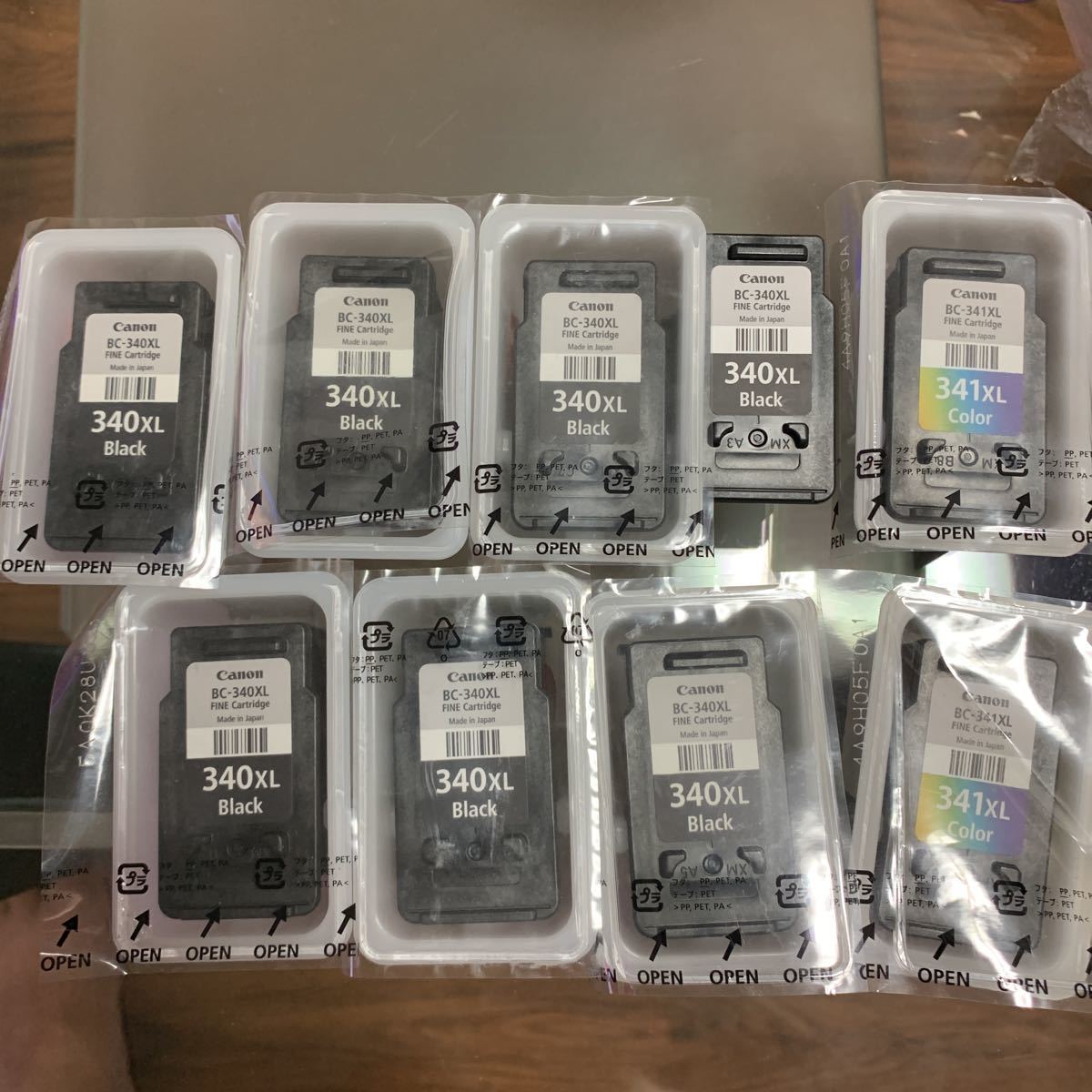 Canon BC-340XL BC-341XL 使用済み キャノン純正インク 純正インク 