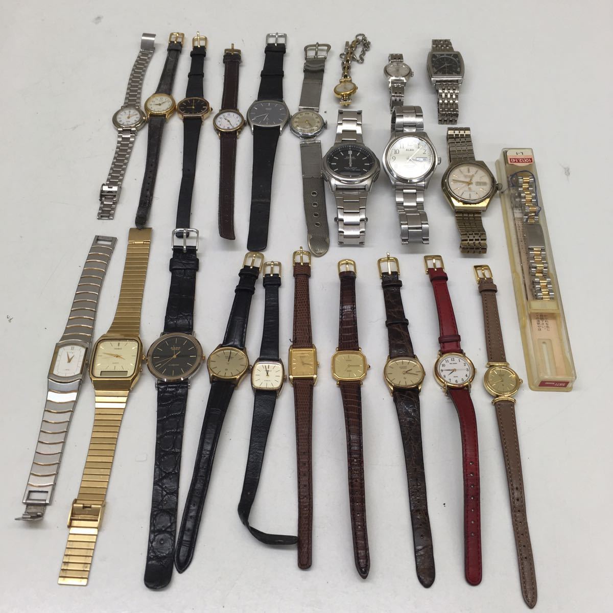 A【Sep14】ブランド腕時計 22点 おまとめ SEIKO CITIZEN CASIO ALBA 