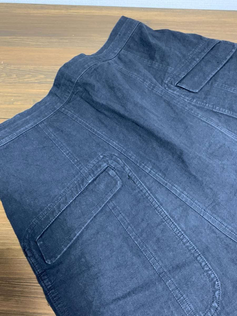 [ THE VIRIDI-ANNE] コットンリネン イージーサルエルパンツ 1 ブラック ザ・ヴィリジアン The Viridi-anne - pants スキニーイージーパンツ サイズ2