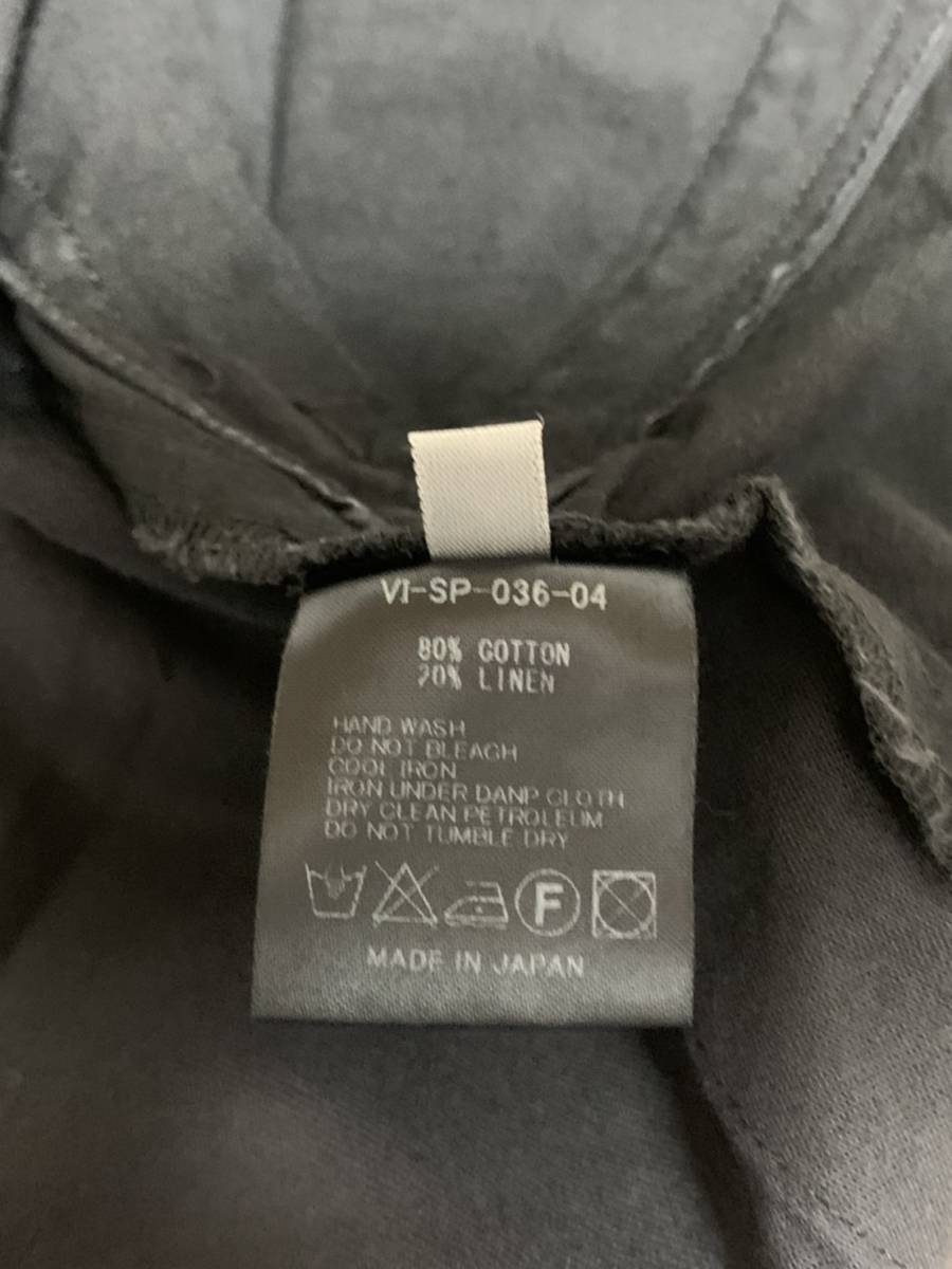 [ THE VIRIDI-ANNE] コットンリネン イージーサルエルパンツ 1 ブラック ザ・ヴィリジアン The Viridi-anne - pants スキニーイージーパンツ サイズ2