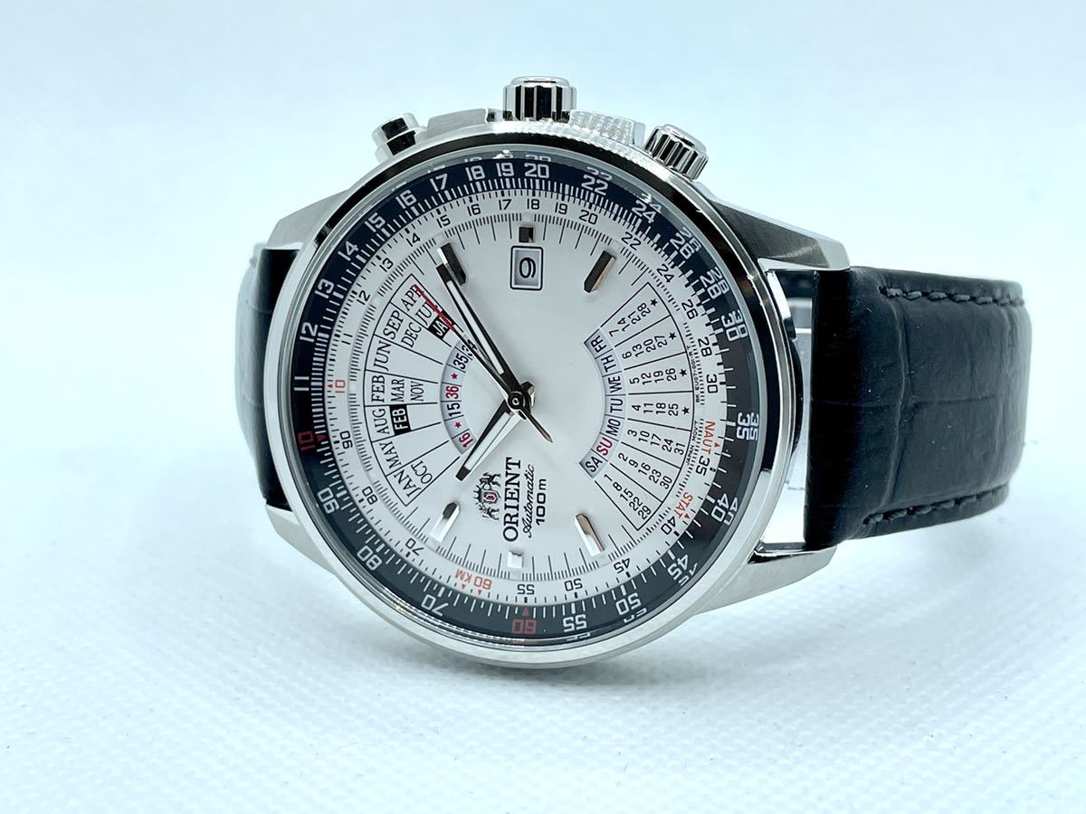 動作品】OrientオリエントマルチイヤーカレンダーEU07-C030183 自動巻 