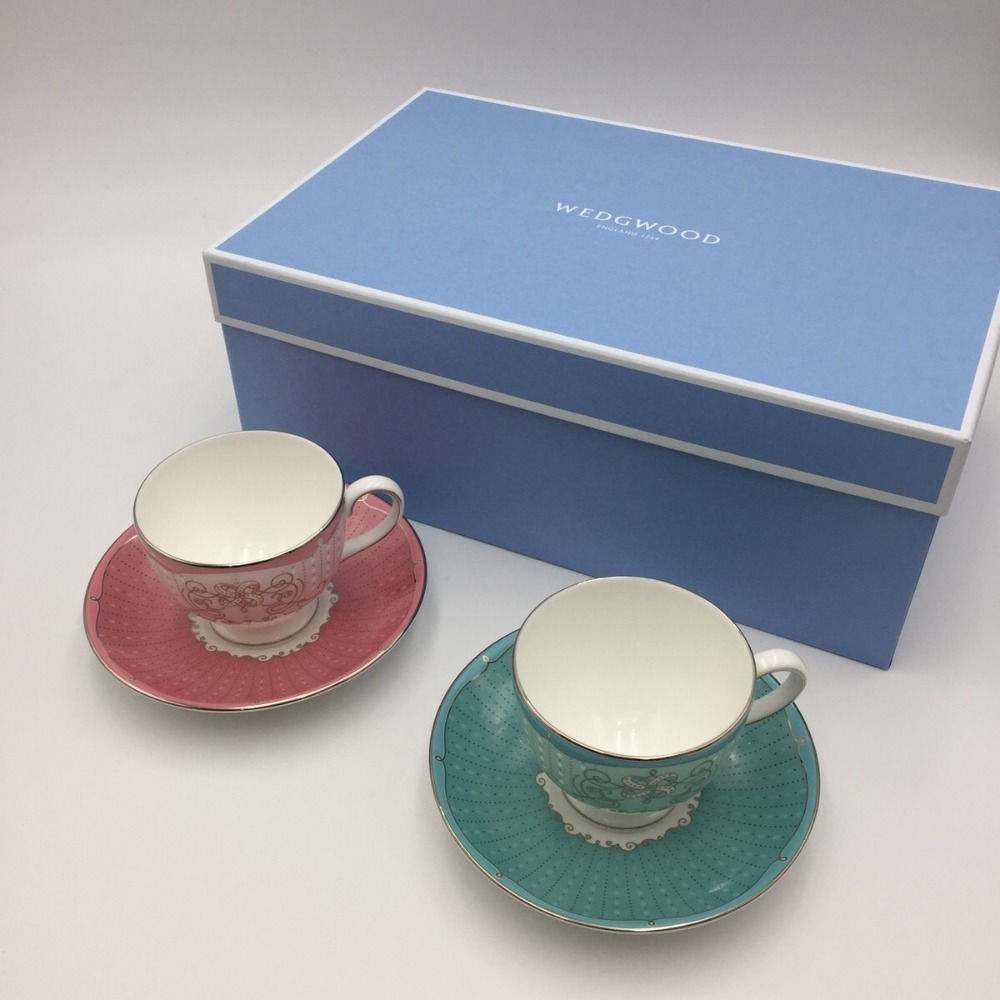 未使用 WEDGWOOD プシュケ カップ&ソーサー ２客セット