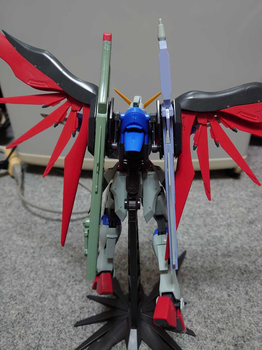 バンダイ Mg 1 100 デスティニーガンダム Zgmf X42s Destiny Gundam 完成品 機動戦士ガンダムseedデスティニー 売買されたオークション情報 Yahooの商品情報をアーカイブ公開 オークファン Aucfan Com