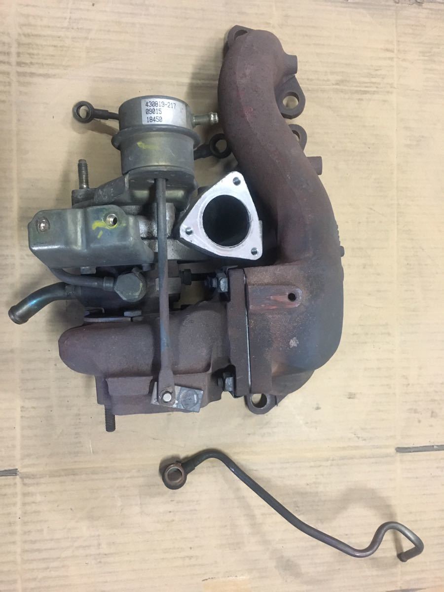 S13 ☆送料無料 S13 180SX SR20DET 純正タービン 純正エキマニ 