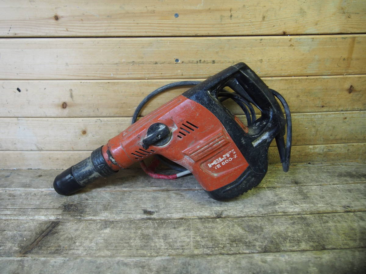 ☆HILTI ヒルティ TE500-X 電動ハツリ ハンマドリル 動作OK ③ ☆HILTI ヒルティ TE500-X 電動ハツリ ハンマドリル 動作OK ③