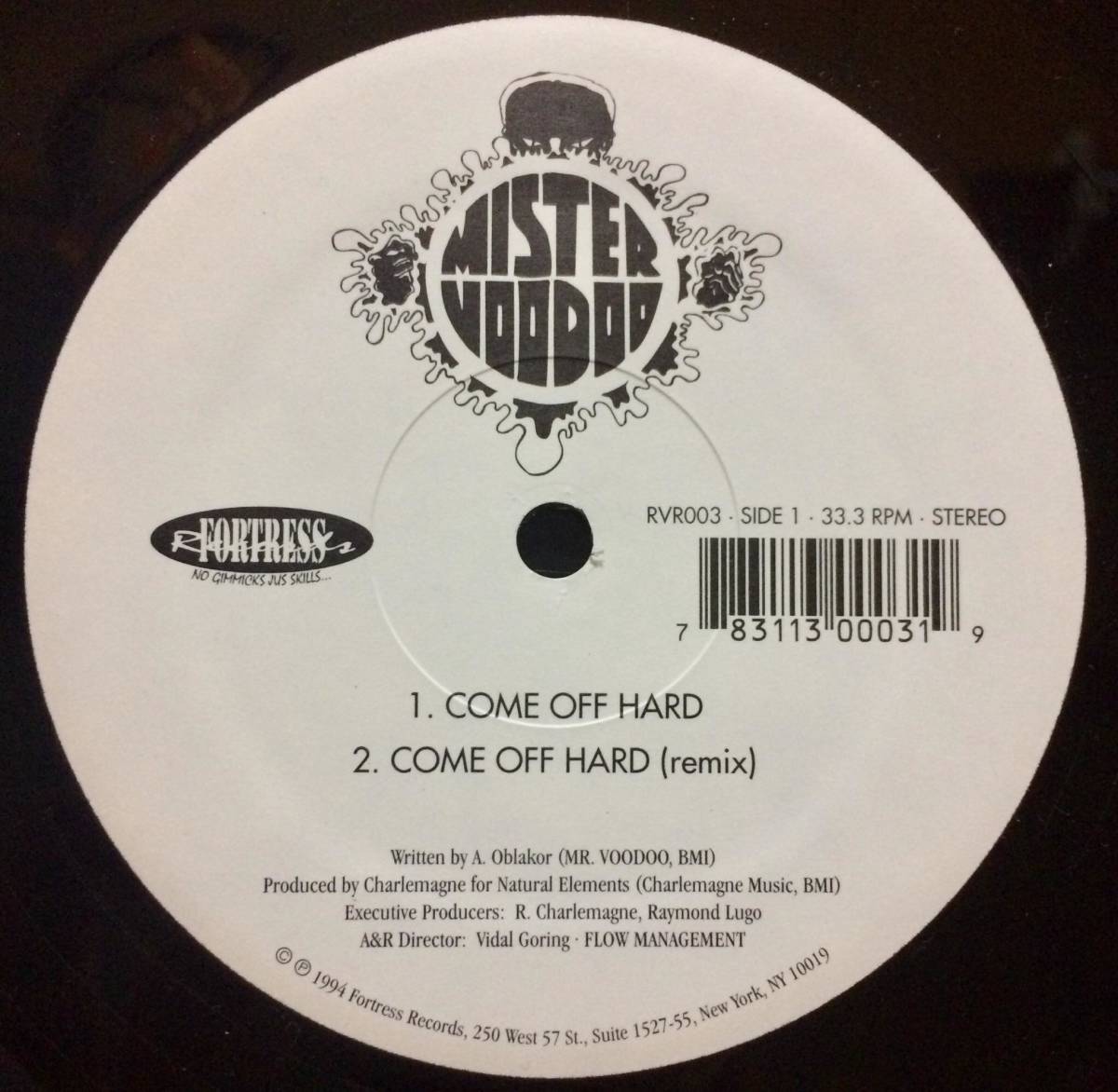激レア US Original盤 MISTER VOODOO / Come Off Hard / 12inch / natural elements mr agu dj premier koco