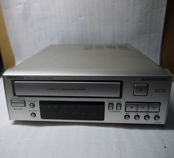 ONKYO K-V77 カセットデッキ Yahoo!オークション オンキヨー ステレオ