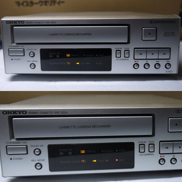 ONKYO K-V77 カセットデッキ Yahoo!オークション オンキヨー ステレオ