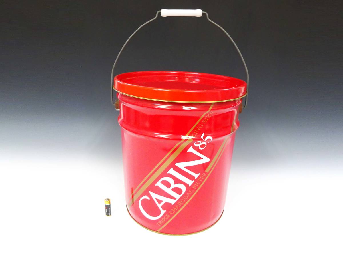 ◇希少！昭和レトロ CABIN85 スチール缶 BIG缶 赤キャビン85 企業物