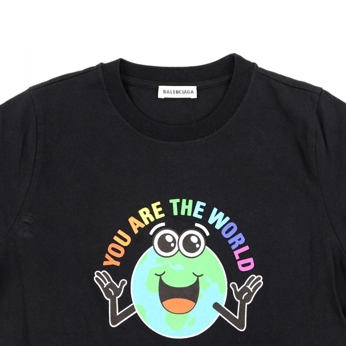 バレンシアガ 19SS You Are The World クルーネック半袖Tシャツ  