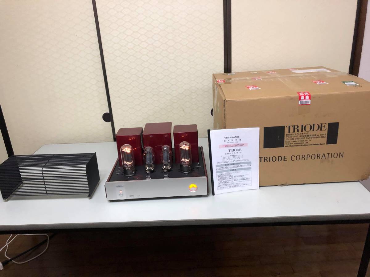 Triode　トライオード　TRV-P845SE 真空管 元箱あり　美品 TRIODE TRV-P845SE トライオード 845SE トライオード／JUNONE 真空管アンプはやっぱりいいね～！(トライオードTRV-845SE)の巻