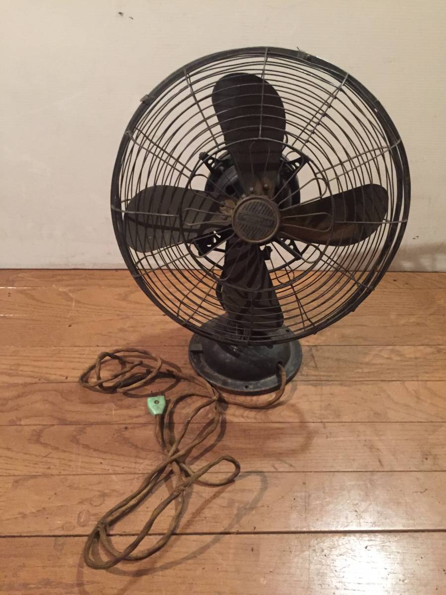 昭和レトロ 三菱電気扇 扇風機 MITSUBISHI 3枚羽 羽サイズ24㎝ 小ぶり