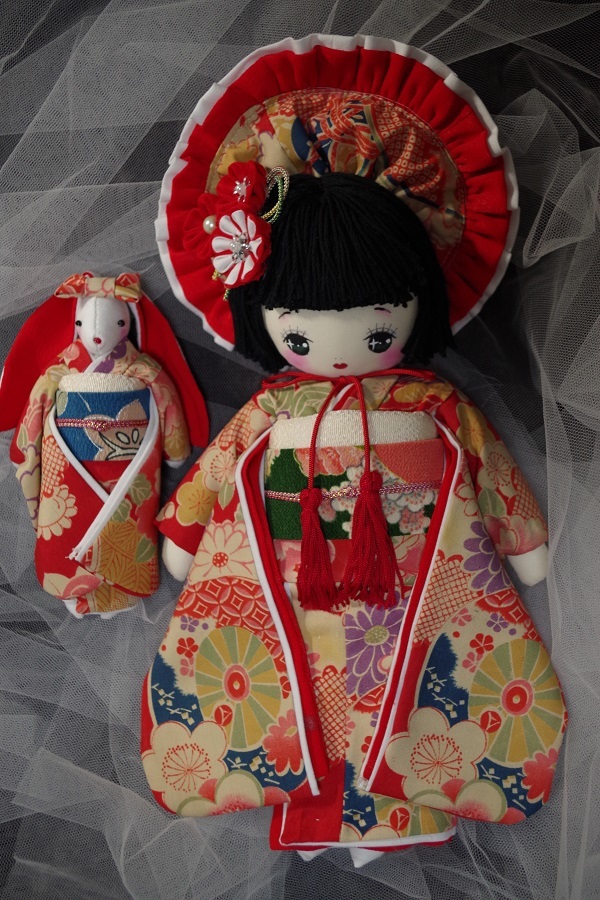 文化人形 三体セット GALLERY 文化人形風 人形3体 布 Dolls SeriYA