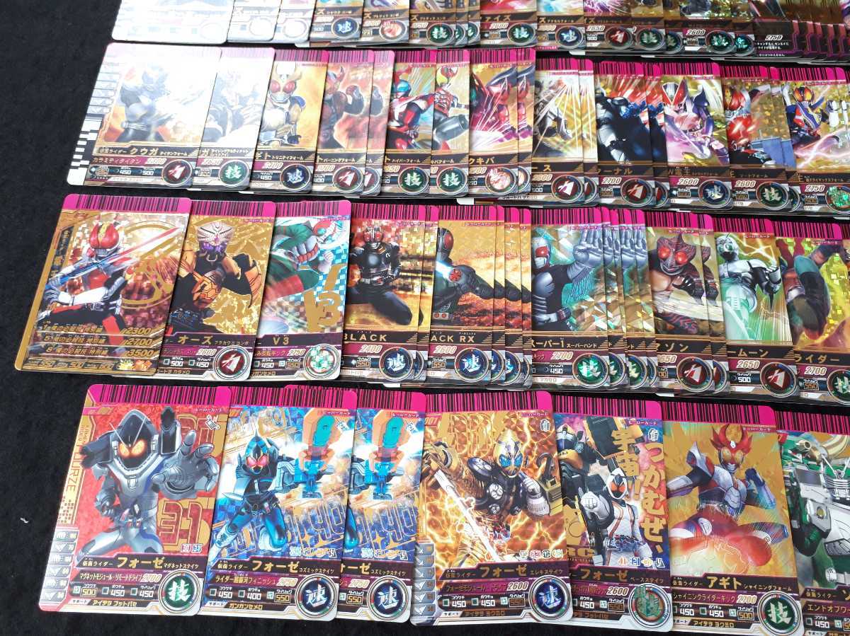 仮面ライダー ガンバライド カードダス LR 87枚 大量まとめセット