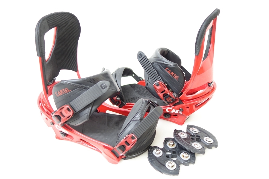 中古 12/13 BURTON CARTEL Lサイズ Re:FLEX スノーボードビンディング