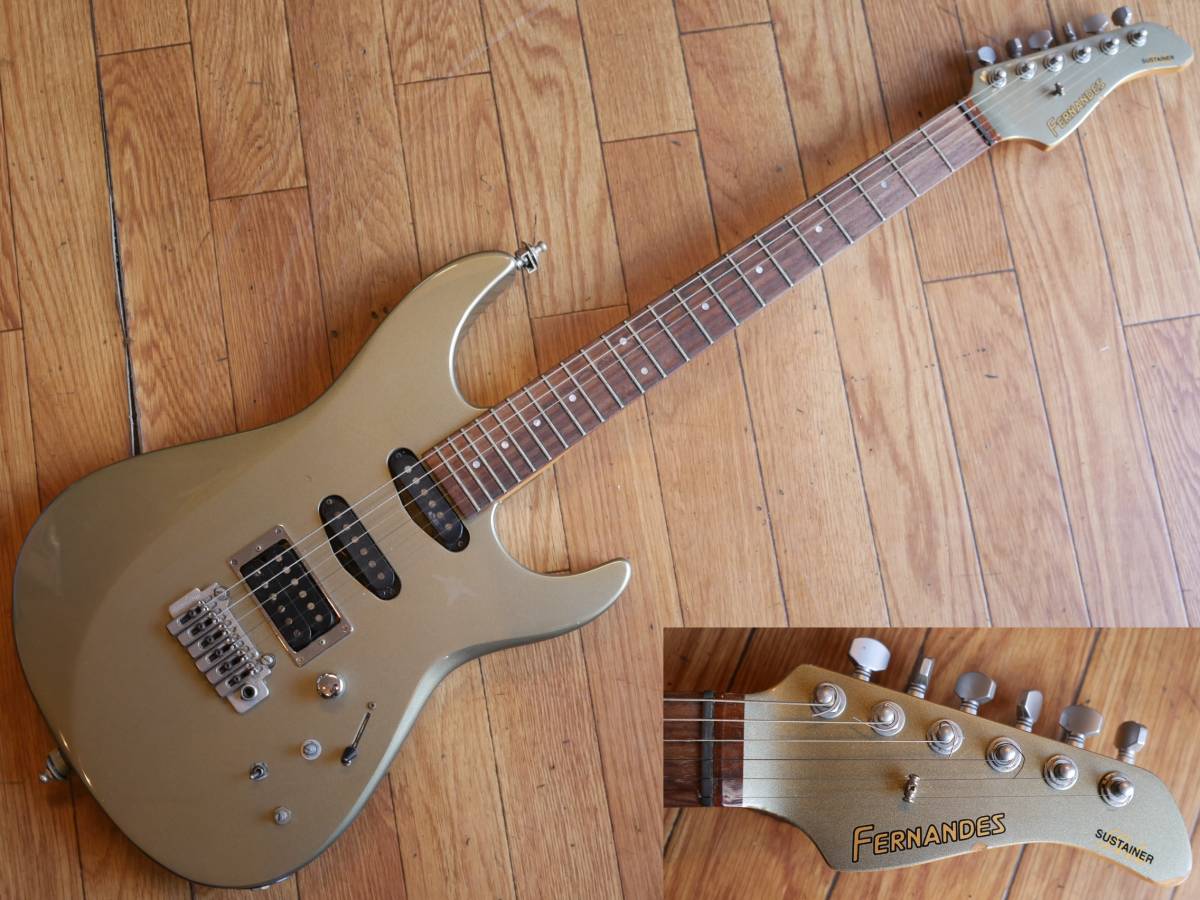 ◇FERNANDES SUSTAINER Lite/GOTOペグ/Wilkinsonブリッジ搭載 SSH