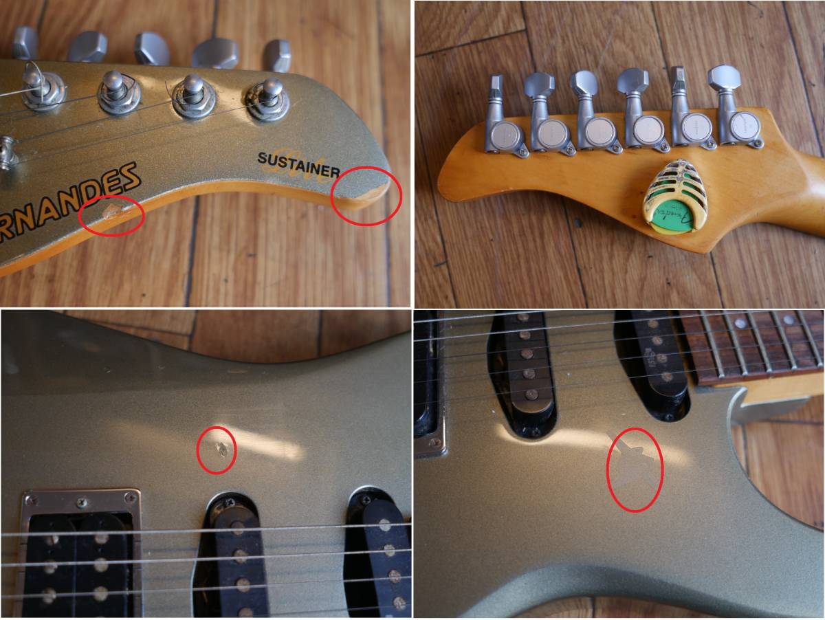 ◇FERNANDES SUSTAINER Lite/GOTOペグ/Wilkinsonブリッジ搭載 SSH