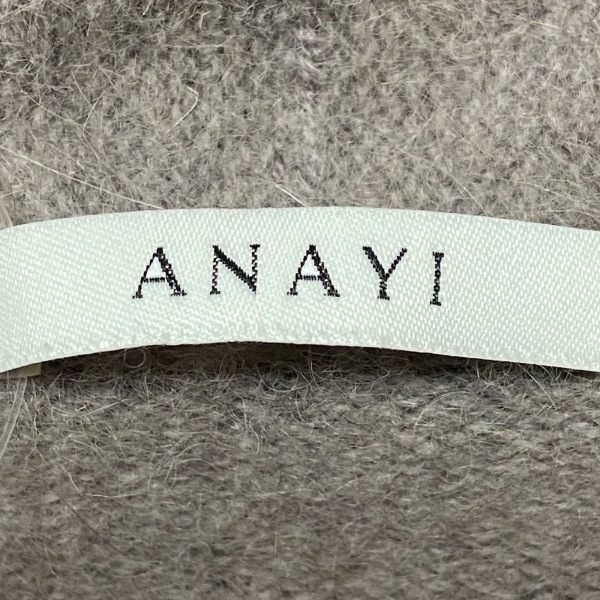 アナイ ANAYI サイズ38 M - グレーベージュ レディース 長袖/ニット/秋