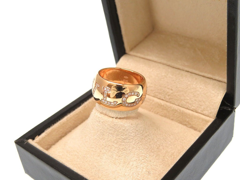  同様 ブルガリ モノロゴ K18PG ピンクゴールド 750 ダイヤモンド リング 指輪 サイズ50 0425 BVLGARI(ピンクゴールド)｜売買されたオークション情報、yahooの商品情報をアーカイブ公開 - オークファ ゴールド