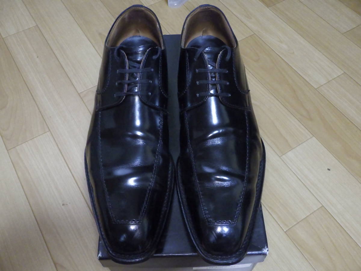 REGAL リーガル〈124R〉革靴 Uチップ（25,5）ビジネスシューズ 黒