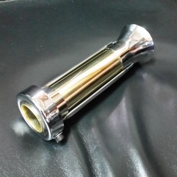 旧車 真鍮サイレンサー KING管 音職人 65パイ - 70パイ Yahoo K