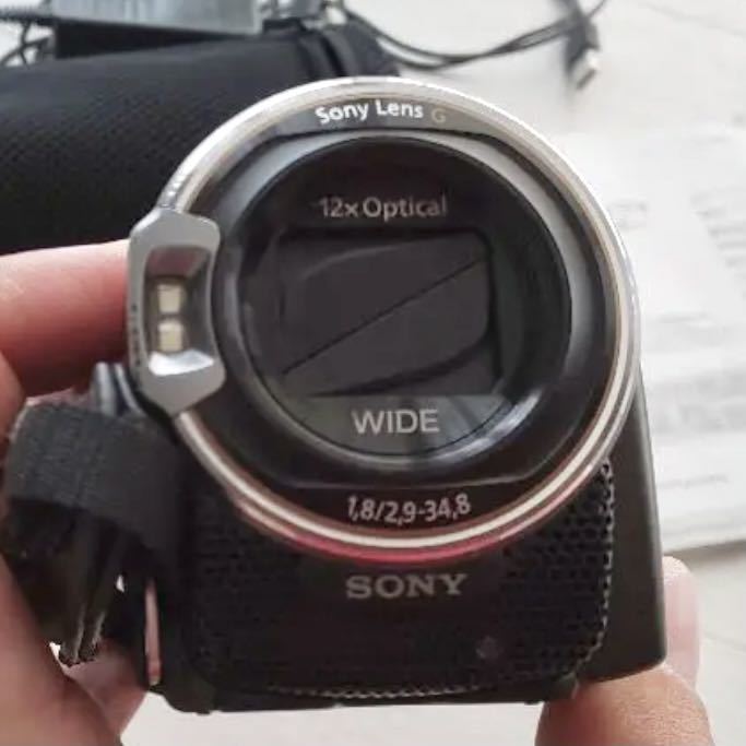 SONY HDビデオカメラ Handycam HDR-CX590V ボルドーブラウン SONY HDR
