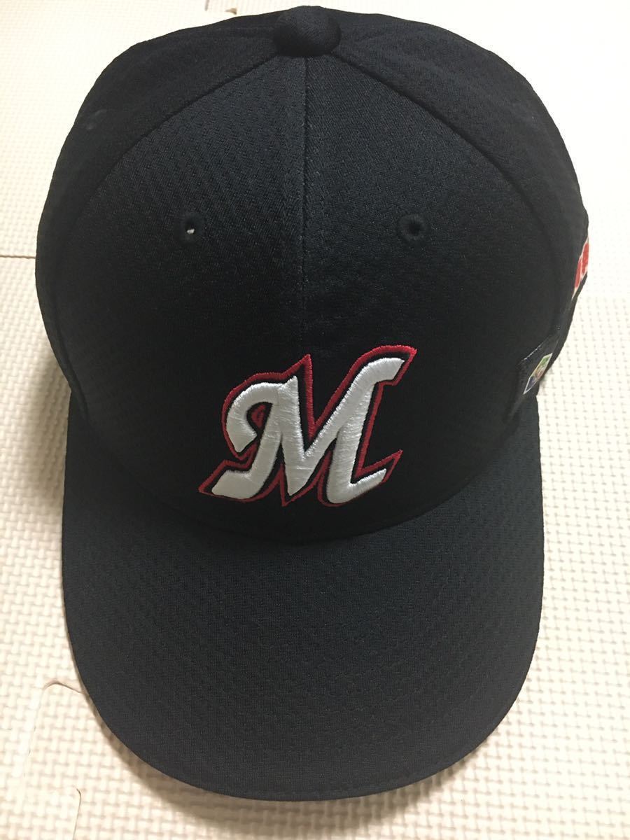 千葉 ロッテ マリーンズ オーセンティック プロコレ キャップ L