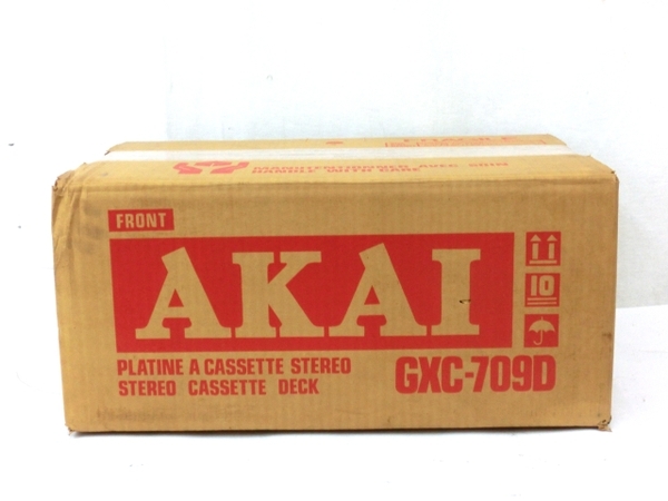 AKAI GXC-709D ステレオ カセットデッキ ジャンク M5863492 AKAI GXC