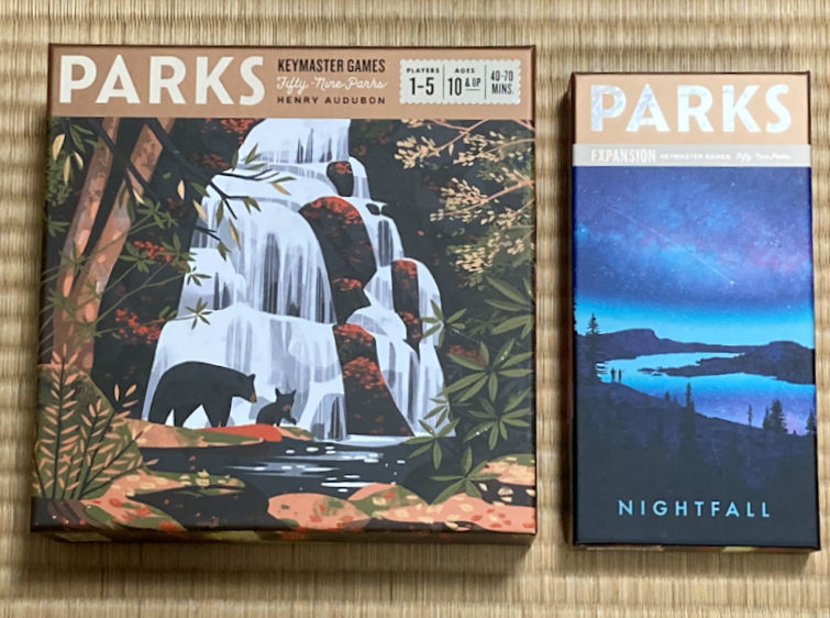 中古・美品・日本語説明書有り】ボードゲーム PARKS / パークス 1.1版 中古・美品・日本語説明書有り】ボードゲーム PARKS / パークス 1.1版