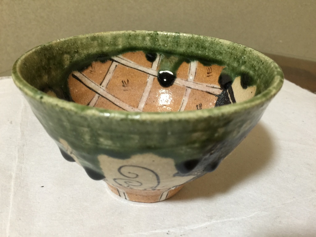数量限定，新作】 ☆九谷焼 章山 色絵 金彩 花詰 酒器 徳利 盃 4-37