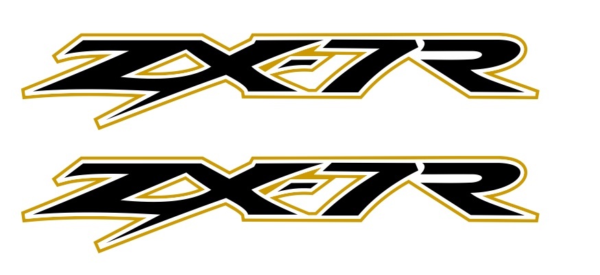 送料無料 ZX-7R ZX7R Decal Sticker カッティング ステッカー シール