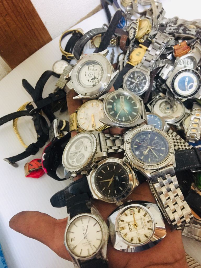 大量 腕時計 5kgまとめ売り セット売り ジャンク　3868 A8580】腕時計 各種 200個 大量セット 現状品 腕時計 Yahoo