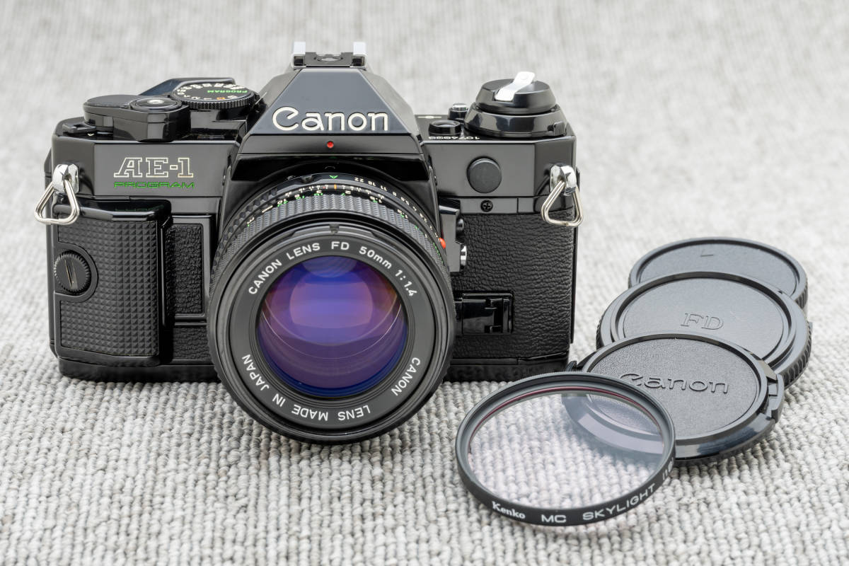 Canon AE-1 Program 50mm Camera Film FD 35mm SLR Lens | f⁄1.8 - with :