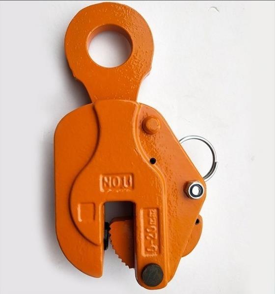 特売！ クランプ 縦吊りクランプ 荷吊り用 吊り具 建設機械 運搬作業 吊上げ 荷重：1t 開け口サイズ：0-20mm 1個