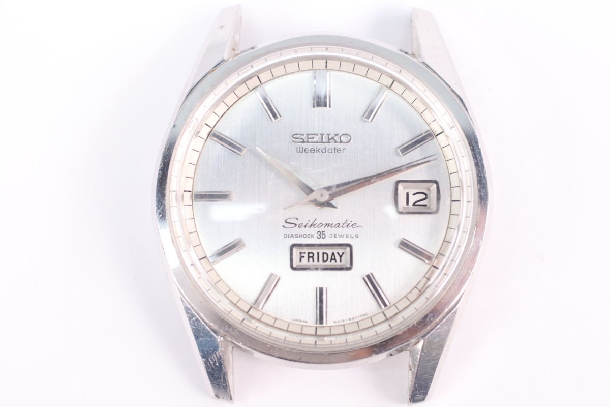 【大得価，2025】 SEIKO SEIKOMATIC セイコー セイコーマチック 自動巻き 35石 6218-8971 デイデイト メンズ 腕時計 アンティーク フェイスのみ 1252-A(その他)｜売買されたオークション情報、yahooの商品情報をアーカイ その他